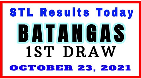 stl batangas result today